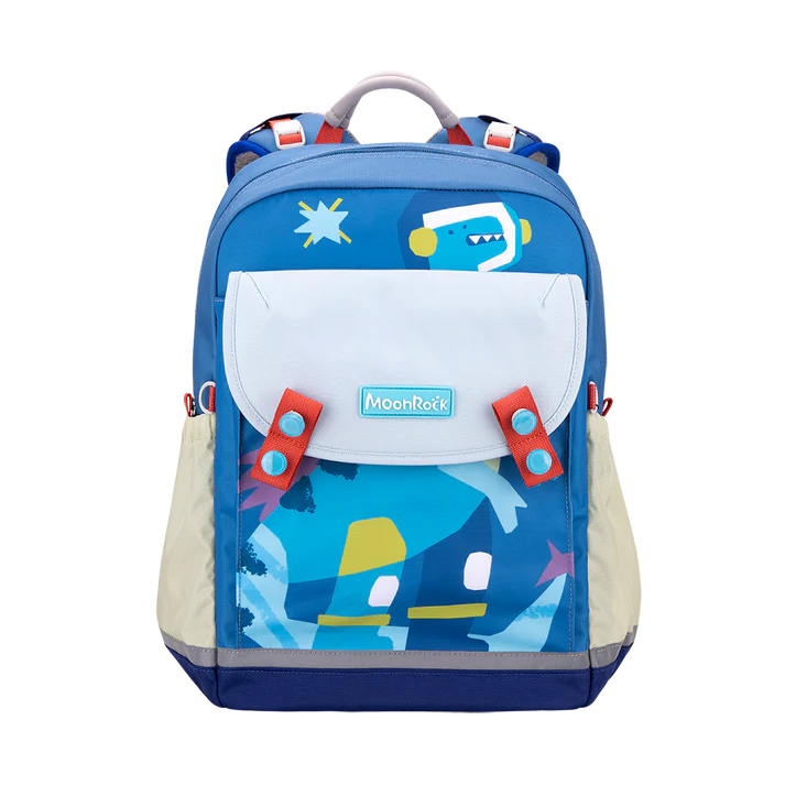 LSP103P School Bag - Astronaut Dinosaur - Blue