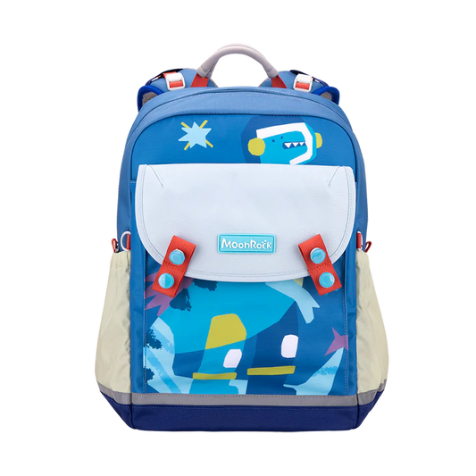 LSP103P School Bag - Astronaut Dinosaur - Blue