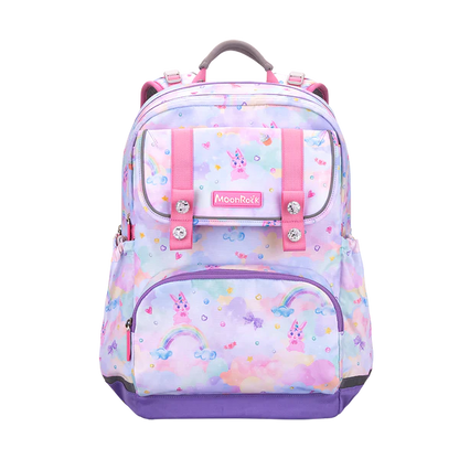 ASP200P School Bag - Rainbow Marshmallow - Pink