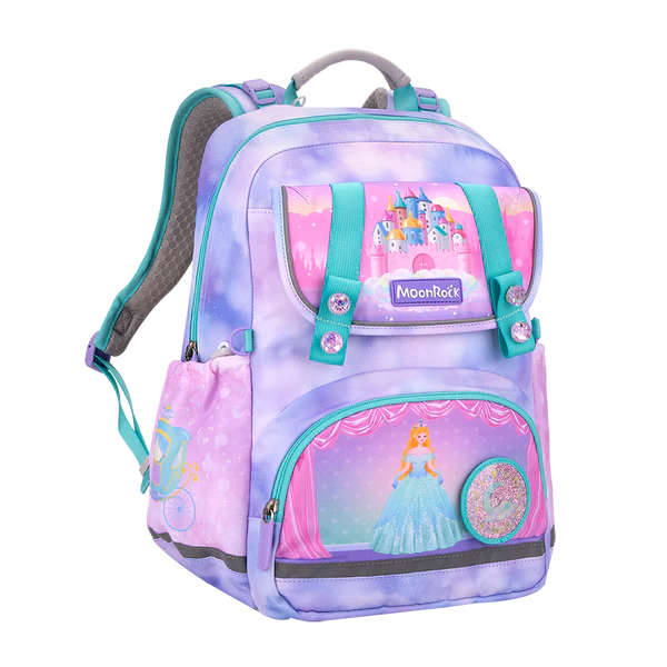 ASP101P School Bag - Princess Unicorn - Light Purple