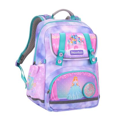 ASP101P School Bag - Princess Unicorn - Light Purple