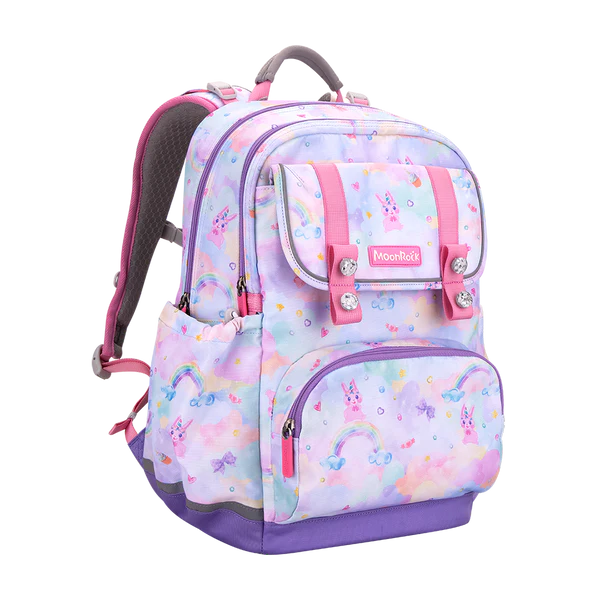 ASP200P School Bag - Rainbow Marshmallow - Pink