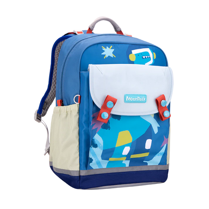 LSP103P School Bag - Astronaut Dinosaur - Blue