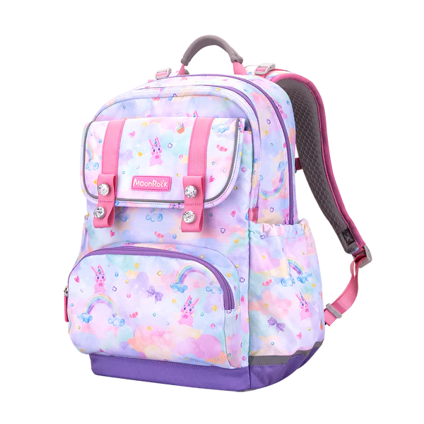 ASP200P School Bag - Rainbow Marshmallow - Pink