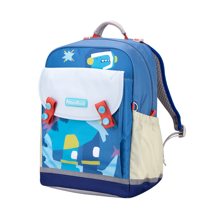 LSP103P School Bag - Astronaut Dinosaur - Blue