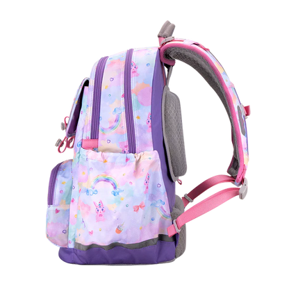 ASP200P School Bag - Rainbow Marshmallow - Pink