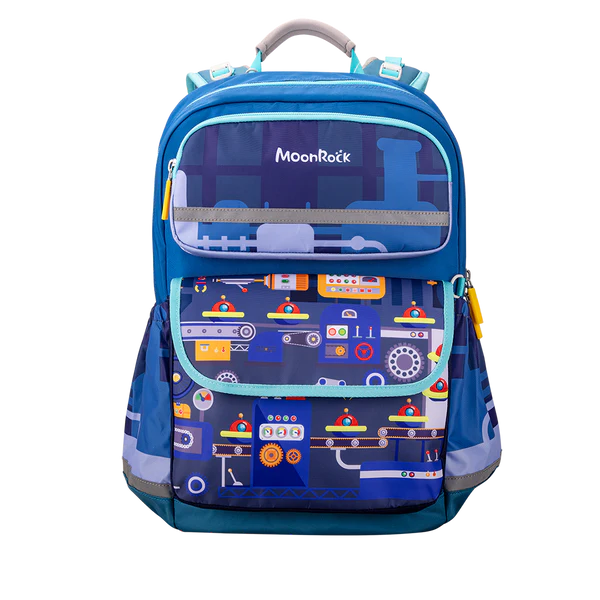 SS201P School Bag - Astro Inventor - Blue Green