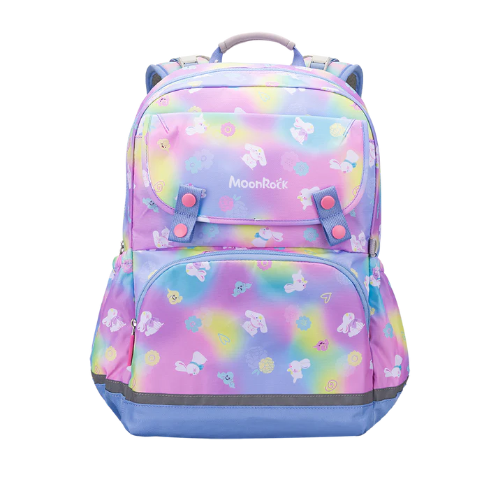 SS203P School Bag - Rainbow Rabbit - Light Blue