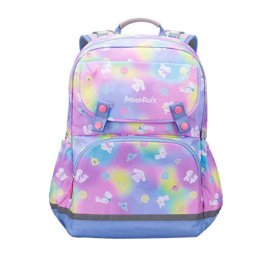 SS203P School Bag - Rainbow Rabbit - Light Blue