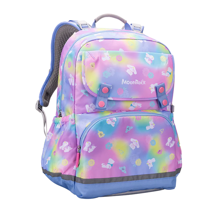 SS203P School Bag - Rainbow Rabbit - Light Blue