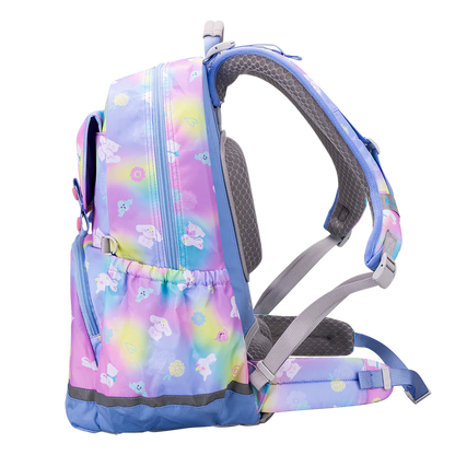 SS203P School Bag - Rainbow Rabbit - Light Blue