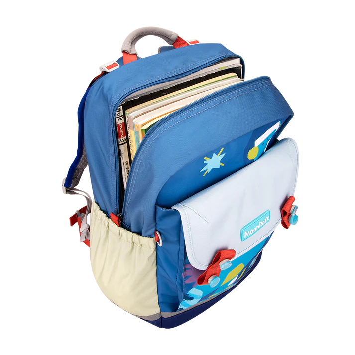 LSP103P School Bag - Astronaut Dinosaur - Blue