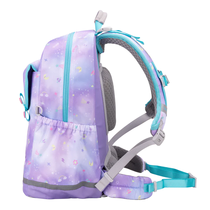 SS100P School Bag - Star Unicorn - Light Purple