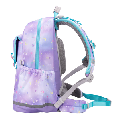 SS100P School Bag - Star Unicorn - Light Purple