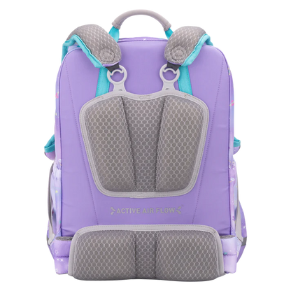 SS100P School Bag - Star Unicorn - Light Purple