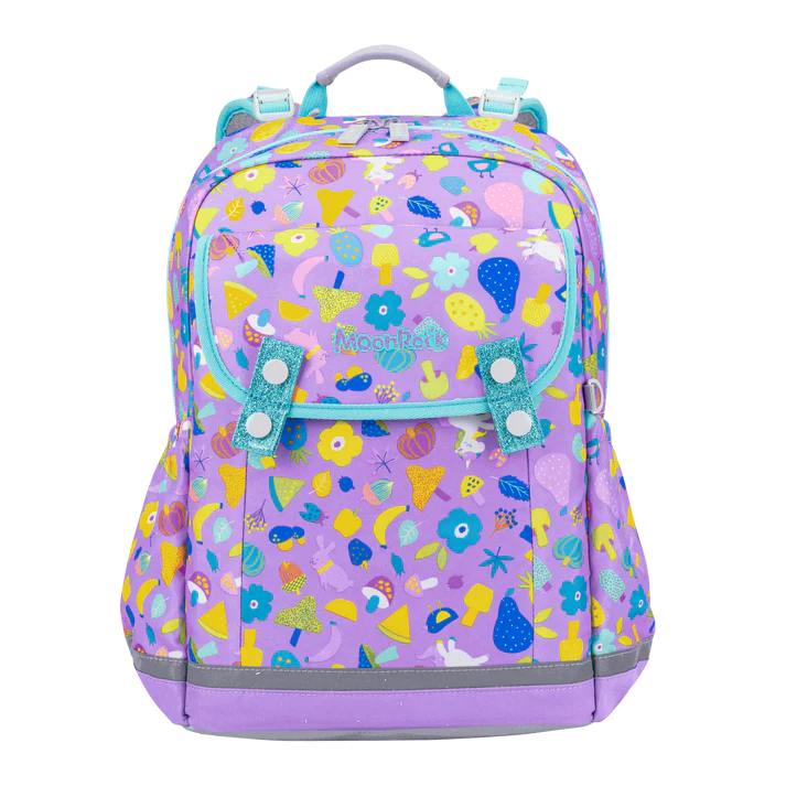 SS100P School Bag - Unicorn Land - Light Purple