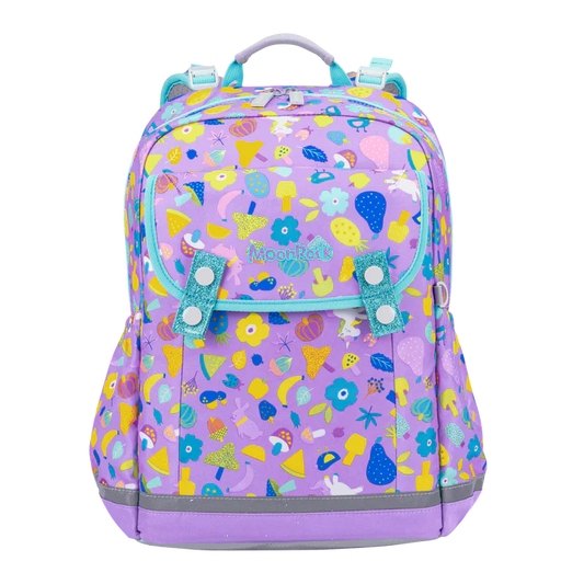 SS100P School Bag - Unicorn Land - Light Purple