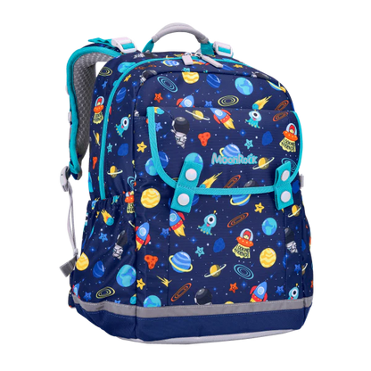 SS100P School Bag - Space Explorer - Dark Blue