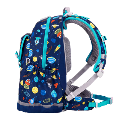 SS100P School Bag - Space Explorer - Dark Blue