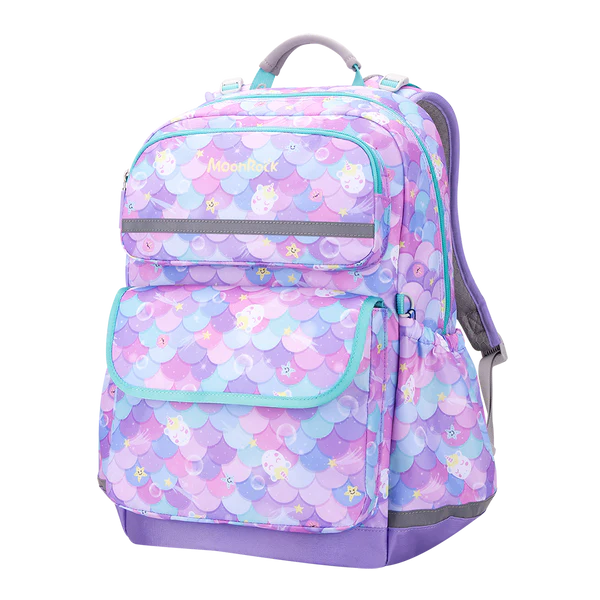 SS201P School Bag - Ocean Unicorn - Light Purple