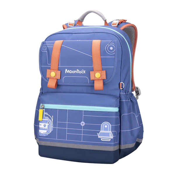 SS200P School Bag - Titan Apes - Grey Blue