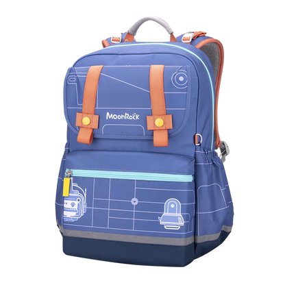 SS200P School Bag - Titan Apes - Grey Blue