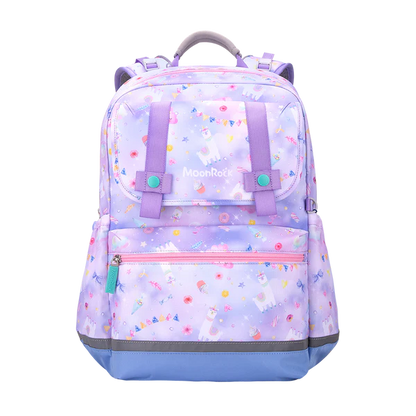 SS200P School Bag - Alpaca Party - Purple Blue