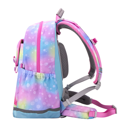 SS100P School Bag - Mermaid Party - Pink Green