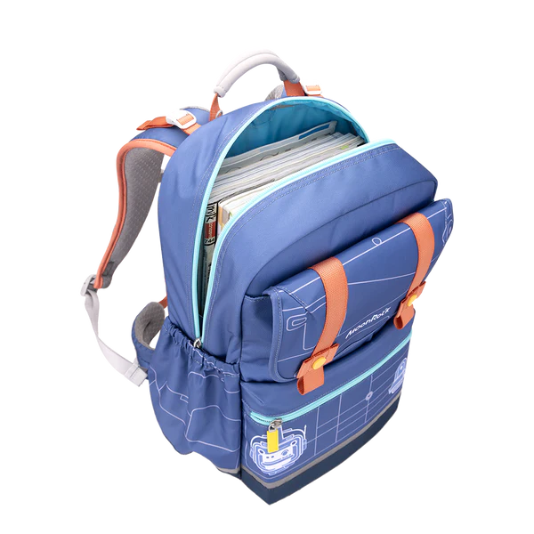 SS200P School Bag - Titan Apes - Grey Blue