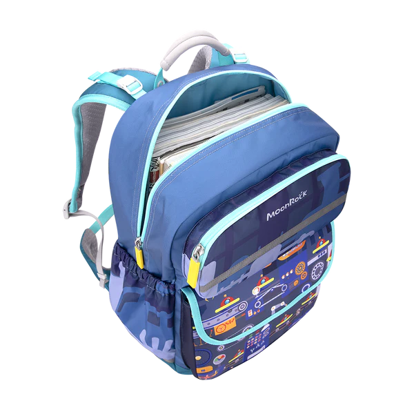 SS201P School Bag - Astro Inventor - Blue Green