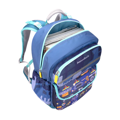 SS201P School Bag - Astro Inventor - Blue Green