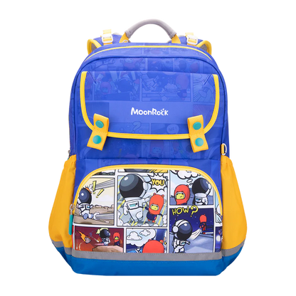 SS203P School Bag - Comic Sack - Blue Yellow