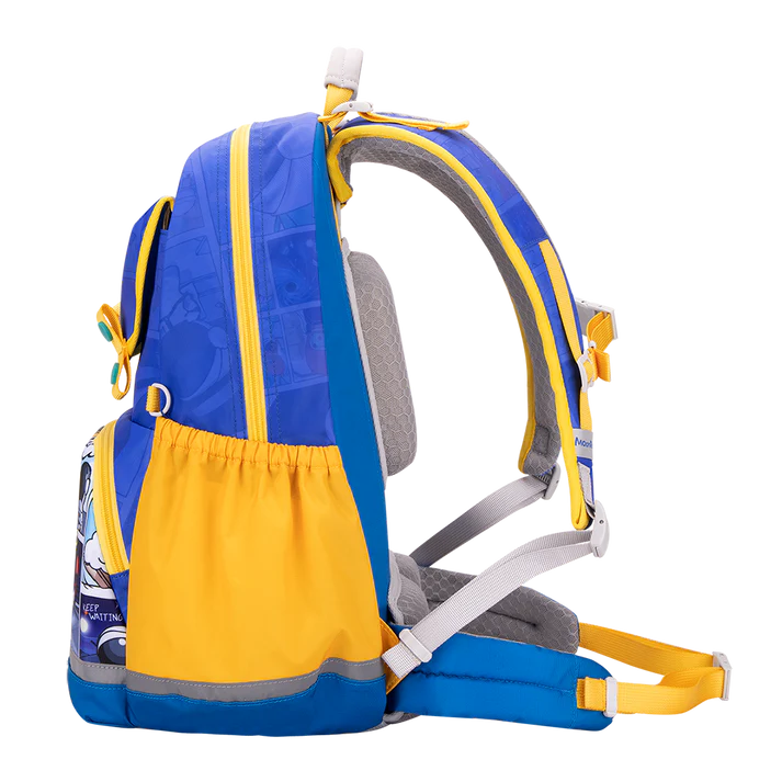 SS203P School Bag - Comic Sack - Blue Yellow