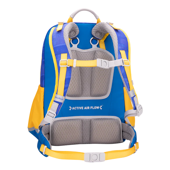 SS203P School Bag - Comic Sack - Blue Yellow