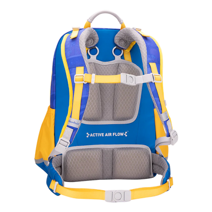 SS203P School Bag - Comic Sack - Blue Yellow