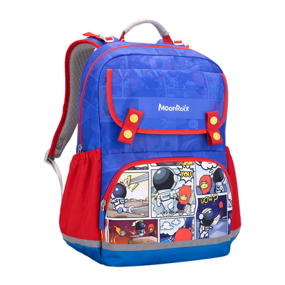 SS203P School Bag - Comic Sack - Blue Red