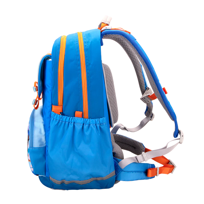 SP200P School Bag - Forest Game - Cerulean Blue