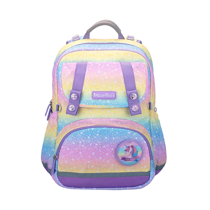 SP101P School Bag - Magical Unicorn - Rainbow