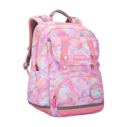 SP101P School Bag - Rainbow Unicorn - Pink