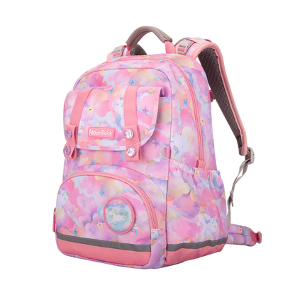 SP101P School Bag - Rainbow Unicorn - Pink