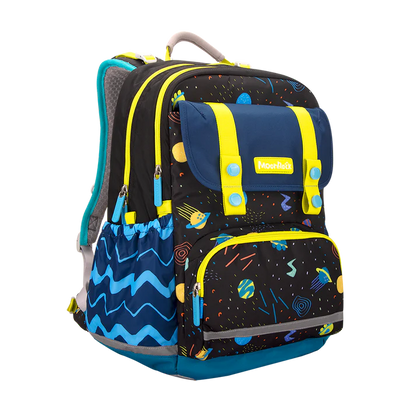 SP200P School Bag - Space Trip - Black