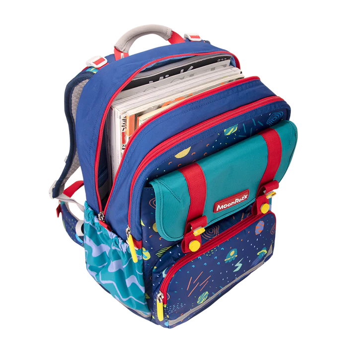 SP200P School Bag - Space Trip - Blue