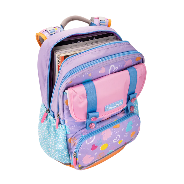 SP200P School Bag - Unicorn Sweeties - Light Purple