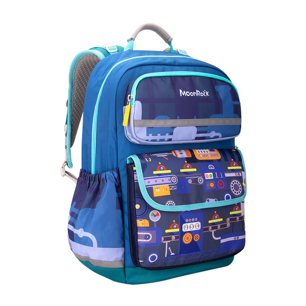 SS201P School Bag - Astro Inventor - Blue Green