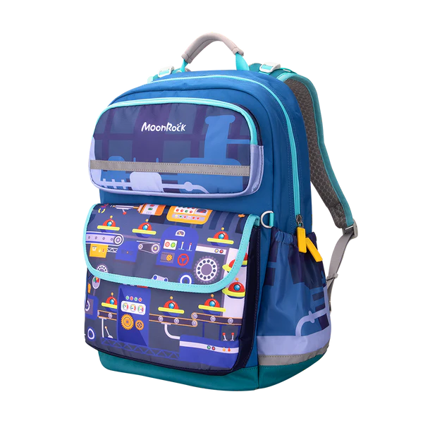 SS201P School Bag - Astro Inventor - Blue Green