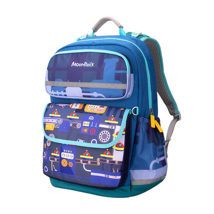 SS201P School Bag - Astro Inventor - Blue Green