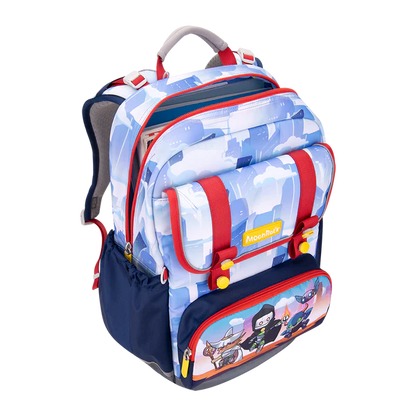 ASP200P School Bag - Gameverse Guardians - Light Blue