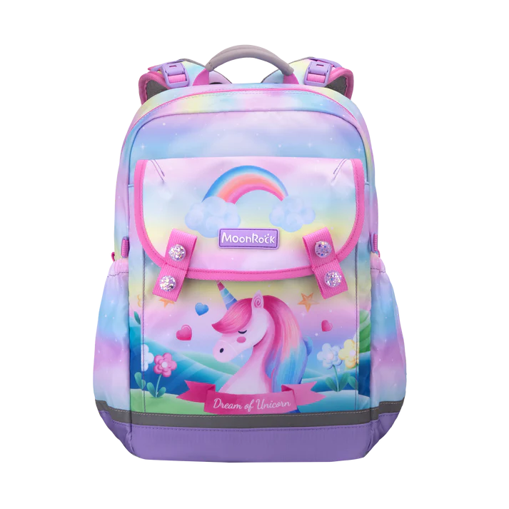 LSP103P School Bag - Unicorn Paradise - Light Purple