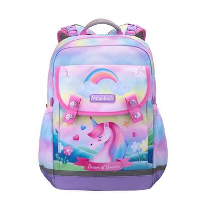 LSP103P School Bag - Dream of Unicorn - Light Purple