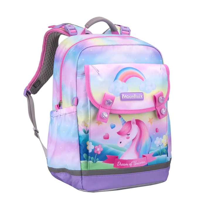 LSP103P School Bag - Dream of Unicorn - Light Purple